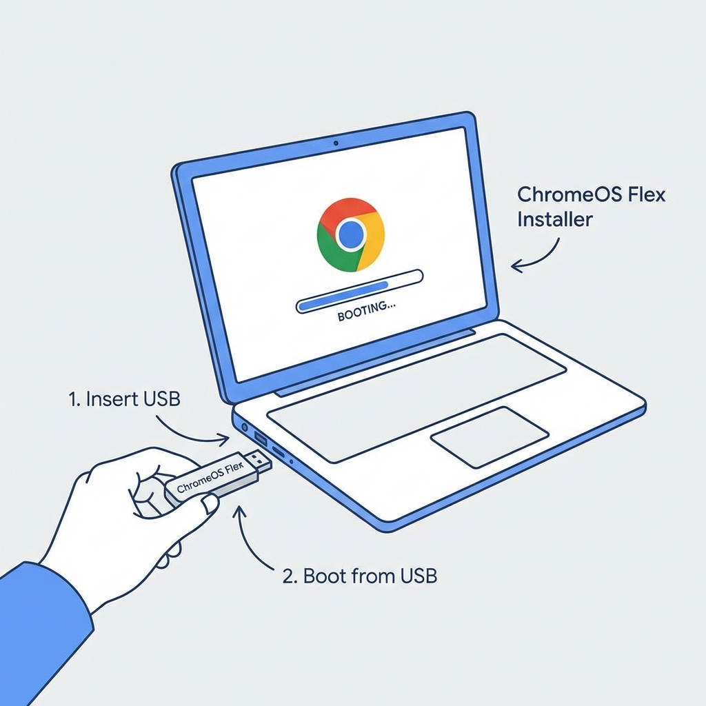 ChromeOS Flex Kurulum Adımları